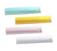 VILLCASE Set 4 Flaconi Spray Ricaricabili 30Ml in Plastica Resistente Flaconi da Viaggio Portaprofumi Colorati Pratici per Profumi Spray Idratanti e Uso Quotidiano