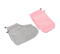 VILLCASE Set 4 Pezzi Copri-Cera alla Paraffina Elastico per Mani e Piedi Guanti e Stivaletti per Terapia Termica Materiale Resistente e Lavabile Trattamento Termico per Spa e Uso