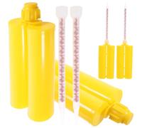 VILLCASE Set 4 Tubi Sigillanti Ricaricabili 400 Ml in Plastica Durevole per Calafataggio Fai da Te e Riparazioni Domestiche, Tubi di Mastice Vuoti per Piastrelle e Uso Casa Colore Casuale