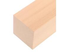 VILLCASE Set 6 Blocchi di Legno di Tiglio Grezzo 10X5X5 CM per Intaglio e Artigianato Cubi Rettangolari Levigati per Progetti Fai da Te Pittura e Scultura Creativa per Hobbisti e Scuole