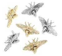 VILLCASE Set 6 Pezzi Lucchetti a Pressione a Forma di Insetto per Borse Piccole Fibbie in Metallo Leggere per Borse a Mano Portafogli e Valigie Chiusure di Ricambio Resistenti per