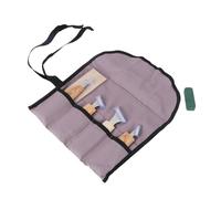 VILLCASE Set 7 Pezzi Sgorbia per Legno Manico Ergonomico in Legno e Acciaio Cromo-vanadio Alta Durezza Kit Intaglio Finitura in Pelle e Lucidante