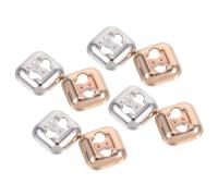 VILLCASE Set 8 Pezzi Clip Fermagli per Lacci Scarpe in Lega di Zinco, Ciondoli per Scarpe da Ginnastica senza Allacciatura, Accessori DIY Ragazzo Ragazza e Adulti per Calzature Casual