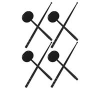 VILLCASE Set 8 Pezzi Occlusore Oculare e Puntatore Manuale in Plastica Nera per Esame della Vista Strumento Oftalmico Portatile per Oculisti e Optometristi Copertura Oculare Confortevole