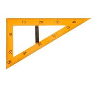 VILLCASE Set con Manico Staccabile di Magnetici Triangolari 45° e 60° in Plastica Resistente Strumenti Didattici per Insegnanti per Lezioni in Aula
