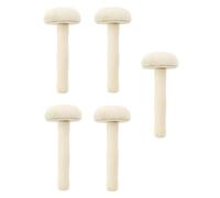 VILLCASE Set di 5 Rulli in Legno per Stampa Inchiostro, Strumenti Semplici e Facili da Usare, per Lavoretti Artistici e Manualità Creative