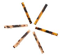 VILLCASE Set di 6 Fermagli per Chioma in Acetato Leggero Design Stampato alla Moda, Resistenti e Non Deformabili, per Vari Acconciature e Regalo la Festa della Mamma
