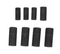 VILLCASE Set di Bussole per Maschi in Acciaio Inox 8 Pezzi, Adattatori per Chiavi a Bussola per Rubinetti Grandi, Utensili Manuali per Filettatura Professionale in Ambito Industriale e Fai