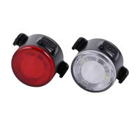 VILLCASE Set Luci per Bicicletta Ricaricabile USB Luce Anteriore e Posteriore COB in PVC Portatile e Rimovibile per attività All'aperto e Lavoro al Buio