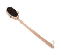 VILLCASE Spazzola in Legno per Corpo con Manico lungo Antiscivolo Spazzola Posteriore Esfoliante per Doccia e Massaggio Scrub Corpo per Uomo e Donna Pulizia Profonda per Pelli Delicate