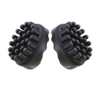 VILLCASE Spazzola Massaggiante per Cuoio Capelluto e Pettine a Denti Larghi per Dreadlock Set 2 Pezzi per Chioma Ricci e Trecce Pettine per Lavaggio e Styling di Chioma Spessi Adatto a