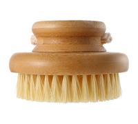 VILLCASE Spazzola per Doccia in Legno di Bambù Naturale Spazzola per la Rimozione delle Pelli Morte Scrub Corpo e Schiena Massaggiante Compatta e Resistente per Uso Quotidiano in Bagno