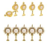 VILLCASE Spilla a Croce Design Religioso Classico in Lega di Zinco 10 Pezzi Bordo Liscio, per Comunione e Raduni a Tema Religioso per Ragazzi e Ragazze