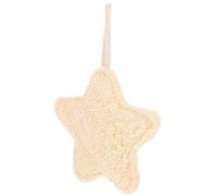 VILLCASE Spugna di Luffa per Doccia Naturale a Forma di Stella a Cinque Punte Accessorio Esfoliante per Corpo Porta Sapone per Massaggio e Pulizia Quotidiana