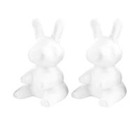 VILLCASE Stampo Fai da Te Coniglio Bianco in Schiuma Modellabile, Facile da Tagliare e Lucidare per Decorazioni e Celebrazioni