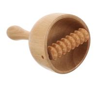 VILLCASE Strumento Massaggio in Legno a Forma di Tazza per Massaggi Salvasforzo, Piccolo e Leggero, per Uso Domestico come Regalo per Yoga