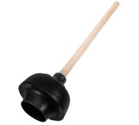 VILLCASE Sturalavandini con Manico in Legno Pompa Sblocca Scarichi Bagno e Lavandini Ventosa Potente per WC Uso Domestico Ufficio e Hotel Design Semplice e Facile da Pulire