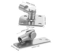 VILLCASE Supporto Ammortizzatore Gas Acciaio Inossidabile per Sollevamento Portellone Staffa Montaggio Resistente con Giunto a Pneumatica Coppia Bracci Sospensione per Porte e Cofani