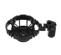 VILLCASE Supporto Antiurto per Microfono da Studio Morsetto Regolabile Antivibrazione da 23-25 Mm, Base Rinforzata per Registrazione e Streaming, Isolamento Vibrazioni per Microfono