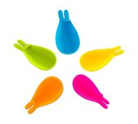 VILLCASE Supporto Clip in Forma per a Tè Silicone Bustine e Coniglio 5 Pezzi, Porta Pratico e Resistente Sicura per Cucina e Ufficio per Tazze