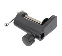 VILLCASE Supporto per Asta del Microfono Clamp da Tavolo Nero | Base in Alluminio, Design Antiscivolo, Protezione del Piano e Uso Semplice