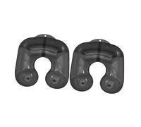 VILLCASE Supporto per Spalla Parrucchiere in Plastico Nero 2 Pezzi per Uso Professionale e Domestico Design Robusto per Aumentare L'efficienza nel Barbershop