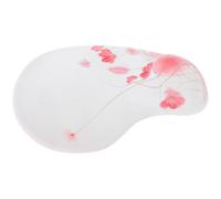 VILLCASE Tappetino Mouse in Silicone Supporto Polso Ergonomico e Base Antiscivolo per Comfort e Protezione in Ufficio o Sala Computer Rosa
