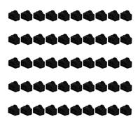 VILLCASE Tappi Antipolvere Protezione Isolata e Ecologica Rj45 in Silicone 50 Pezzi Nero per Porte Ethernet, per Ufficio e Casa