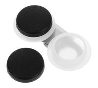 VILLCASE Tazza Doppia per Tavolozza con Coperchio in Plastica Contenitore per Pittura a Olio con Grande capacità e Porta Pennelli Accessorio Multifunzionale per Artisti e Miscelazione