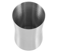 VILLCASE Tazza Porta Spazzolino in Acciaio Inossidabile Bicchiere da Viaggio Multiuso per Collutorio Bere Acqua e Vino Design Smussato Antiodore per Bagno Casa e Hotel