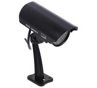 VILLCASE Telecamera Finta da Esterno Alta Simulazione con Pannello Solare e Staffa Regolabile Deterrente Sicurezza per Casa e Negozi senza Batteria