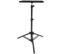 VILLCASE Treppiede per proiettore, altezza regolabile da 112 cm, supporto per laptop con vassoio, mensola da tavolo per proiettori da pavimento per esterni, casa, ufficio