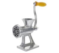 VILLCASE Tritacarne Manuale e Insaccatrice Salsicce, Lega di Alluminio e Plastica, Argento, Semplice Operazione, per Casa e Cucina