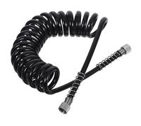VILLCASE Tubo Flessibile in Silicone Nero per Macchine di Bellezza Molla a Spirale, Ricambio per Pulizia Viso Professionale e Trattamenti Estetici a Domicilio