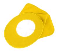 VILLCASE Visiera Parasole per Casco di Sicurezza Gialla Copricollo Riflettente Resistente a Strappi per Lavori All'aperto in Cantiere e Giardinaggio