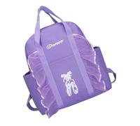 VILLCASE Zaino per Danza Classica Piccolo Viola Scomparti per Scuola Viaggio e Attività all'Aperto Borsa Ballerina Traspirante Portatile per Ragazze