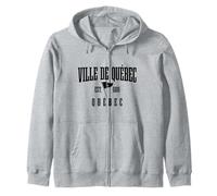 Ville De Quebec EST. 1609 Quebecois Bandiera Orgoglio Canada Felpa con Cappuccio
