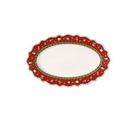 VILLEROY & BOCH Toy's Delight Piatto Ovale da Portata 50x31cm Tavola di Natale