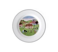 Villeroy And Boch Piatto per Pane Arca di Noè, Porcellana, Variopinto, 17 cm