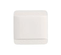 Villeroy & Boch Manufacture Rock blanc Piatto da Portata Quadrati 28x28x2 CM