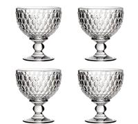Villeroy & Boch 4er Set Boston Trasparente Champagne, Coppette con Piede 250ml