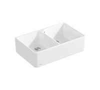 Villeroy & Boch 80 X lavello da cucina, 638001R1, 80 X bianco alpino finitura a specchio [Lavelli da Cucina > per Base Sottolavello a partire da 80 cm]