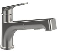 Villeroy & Boch Junis Shower rubinetto da cucina, estraibile, orientabile, 928100LC, Junis Shower acciaio inox spazzolato [Rubinetti da Cucina]