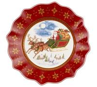 Villeroy & Boch Annual Christmas Edition Piatto dell'anno 2018, 24 cm, Porcellana, Rosso