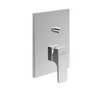 Villeroy & Boch Architectura Square miscelatore monocomando, per vasca e doccia, TVS12500300061, Architectura Square cromo [Rubinetteria Bagno > Rubinetteria Doccia]