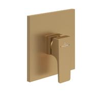 Villeroy & Boch Architectura Square rubinetto doccia da incasso con miscelatore, TVS12500200076, Architectura Square oro spazzolato [Rubinetteria Bagno > Rubinetteria Doccia]