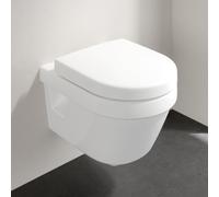 Villeroy & Boch Architectura WC a parete Compact con DirectFlush, versione corta, 4687R0T2, Compact Architectura bianco [WC > WC]