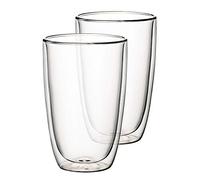 Villeroy & Boch Artesano Bicchieri, Set da 2 Pezzi, 450 ml Misurato all'Orlo, Vetro Borosilicato, Trasparente (Hot & Cold Beverages), XL