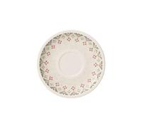 Villeroy & Boch Artesano Montagne Piattino Caffè, Porcellana Premium, 16 cm, Bianco/Grigio