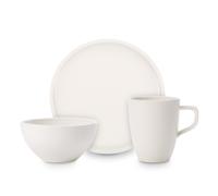 Villeroy & Boch 2 Persone, 6 pz, Servizio da Colazione in Porcellana Premium, Adatto per lavastoviglie, Bianco (Artesano Original)